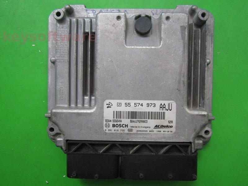 ECU Opel Astra 2.0CDTI 55574973 0281016735 EDC17C18