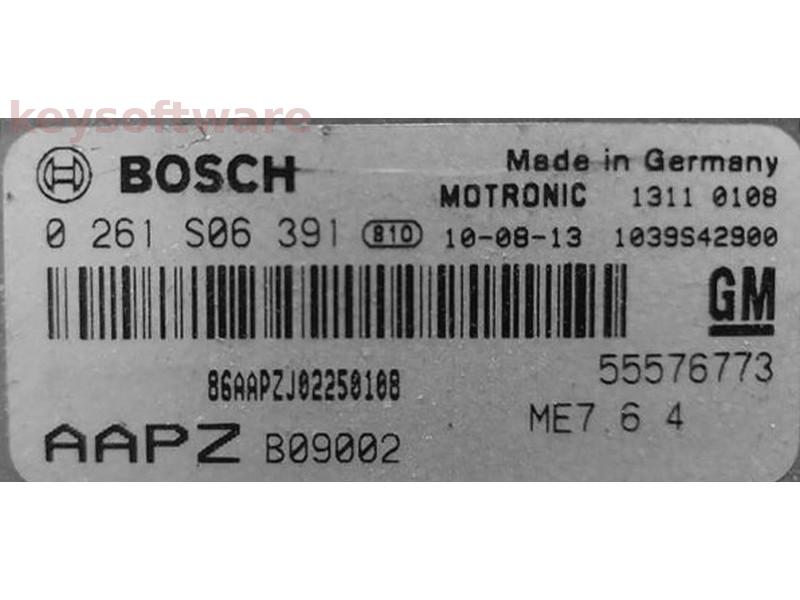 ECU Opel Insignia 1.6 55576733 0261S06391 AAPZ ME7.6.4