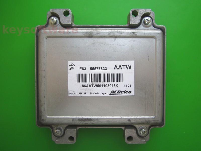 ECU Opel Corsa D 1.0 55577833 AATW ACDELCO E83