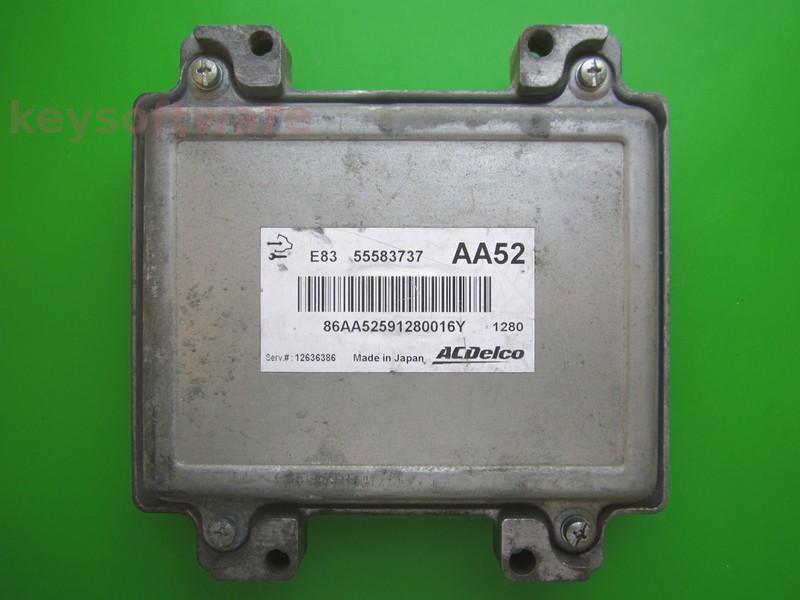 ECU Opel Corsa D 1.0 55583737 AA52 ACDELCO E83
