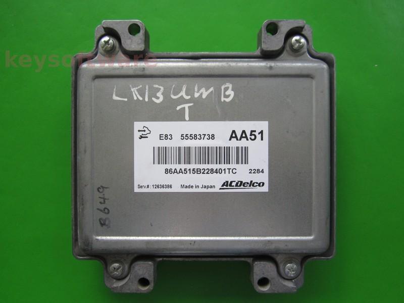 ECU Opel Corsa D 1.0 55583738 AA51 ACDELCO E83
