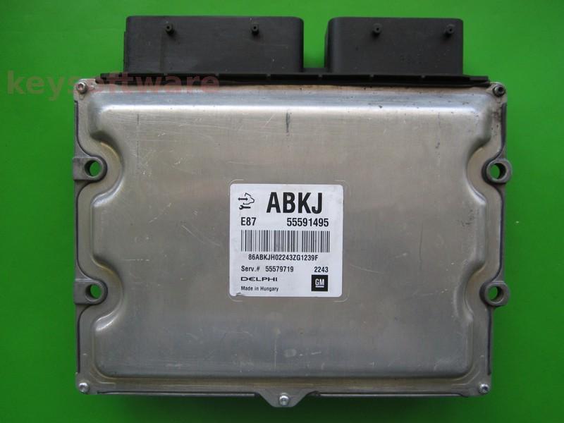 ECU Opel Astra J 1.7CDTI 55591495 ABKJ ACDELCO E87 }