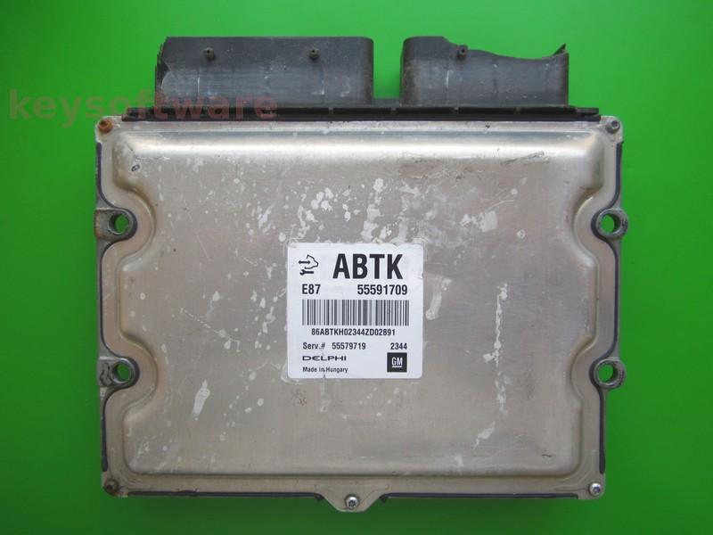 ECU Opel Mokka 1.7CDTI 55591709 ABTK ACDELCO E87 }