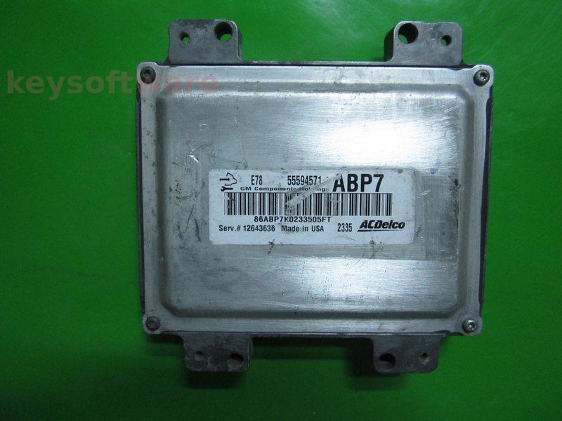 ECU Opel Corsa D 1.2 55594571 ABP7 ACDELCO E78