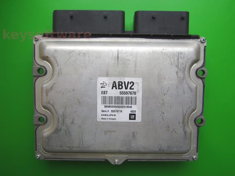ECU Opel Astra J 1.7CDTI 55597676 ABV2 ACDELCO E87{