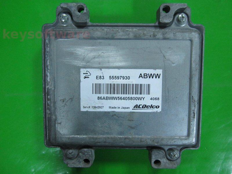 ECU Opel Corsa D 1.4 55597930 12642927 ABWW ACDELCO E83