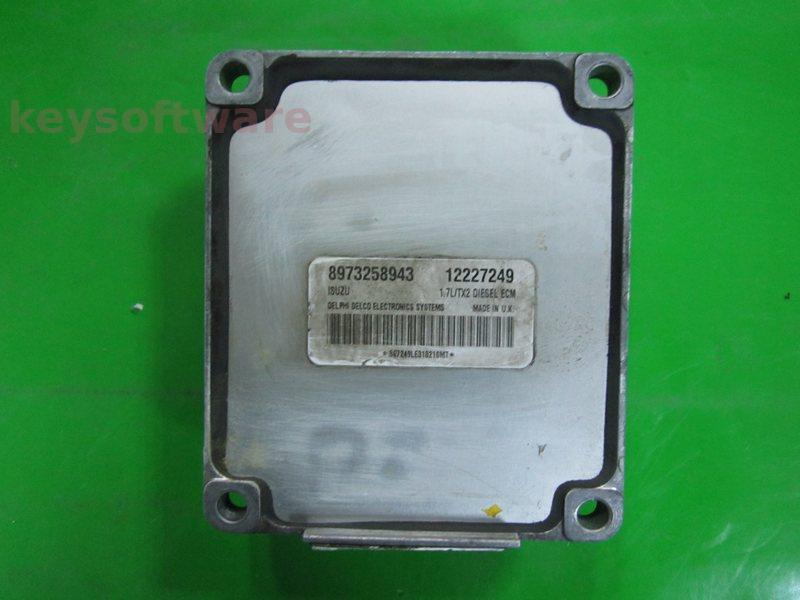 ECU Opel Meriva 1.7DTI 12227249 8973258943 DYNU Isuzu TX2