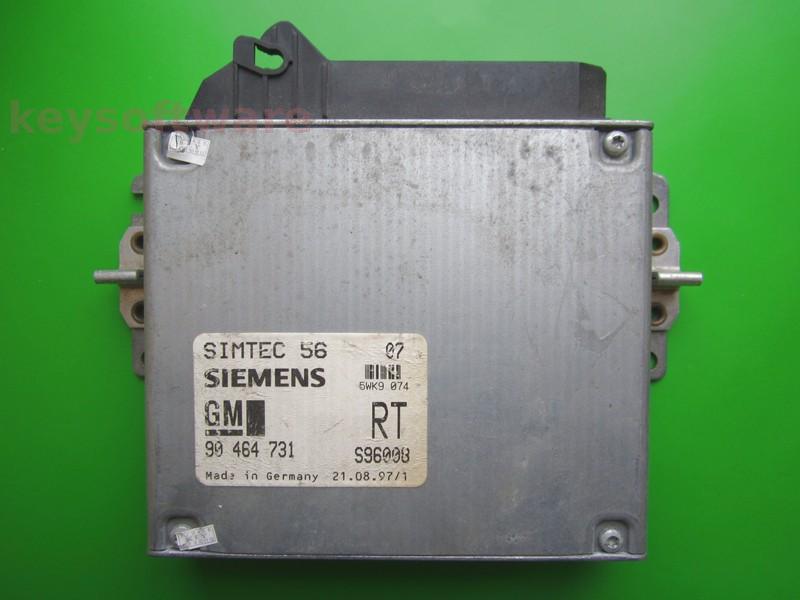 ECU Opel Vectra B 2.0 90464731 5WK9074 X20XEV Simtec 56