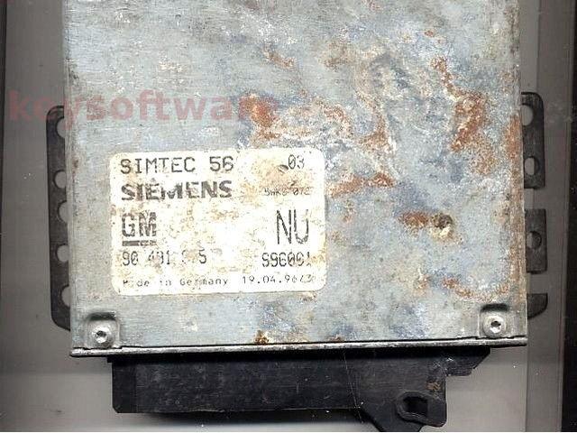 ECU Opel Omega 2.0 90491975 NU X20XEV Simtec 56