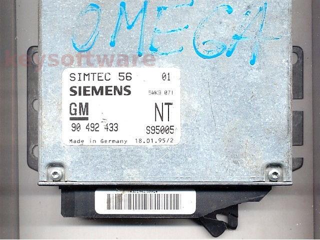 ECU Opel Omega 2.0 90492433 NT X20XEV SIMTEC 56