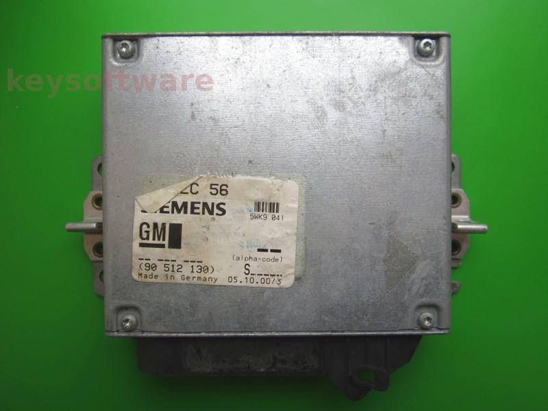ECU Opel Vectra B 1.8 90512130 5WK9041 X18XE Simtec 56