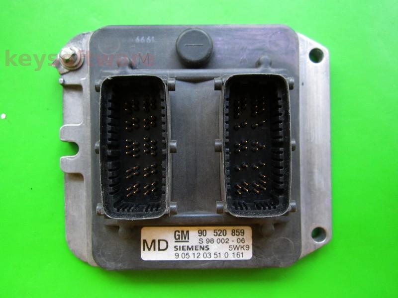 ECU Opel Astra G 2.0 90520859 X20XEV Simtec 70