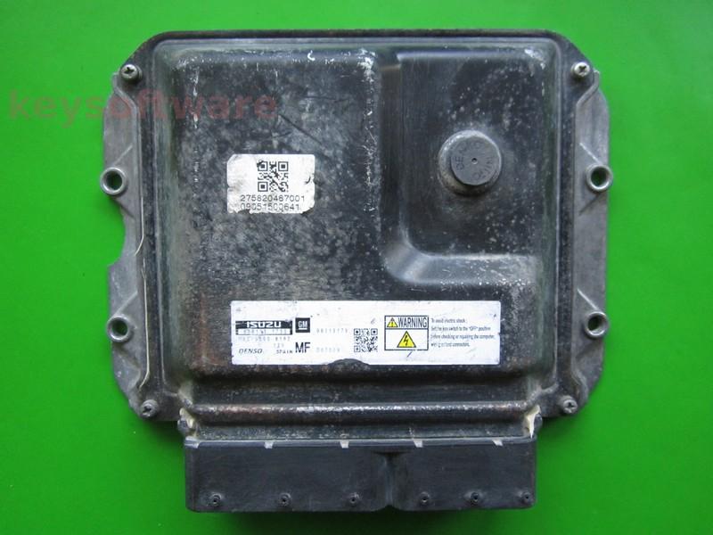 ECU Opel Zafira 1.7CDTI 98113173 MB275800-8167 A17DTJ DEC e01