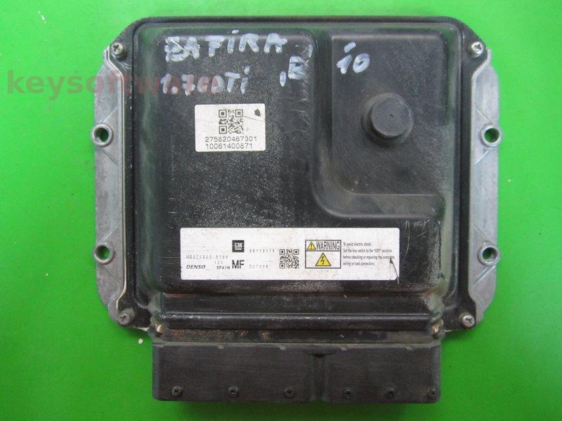 ECU Opel Zafira 1.7CDTI 98113173 MB275800-8166 A17DTJ DEC e01