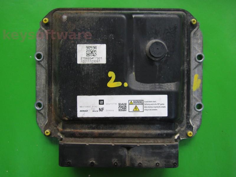 ECU Opel Astra H 1.7CDTI 55571776 MB275800-9542 Z17DTJ DEC e01