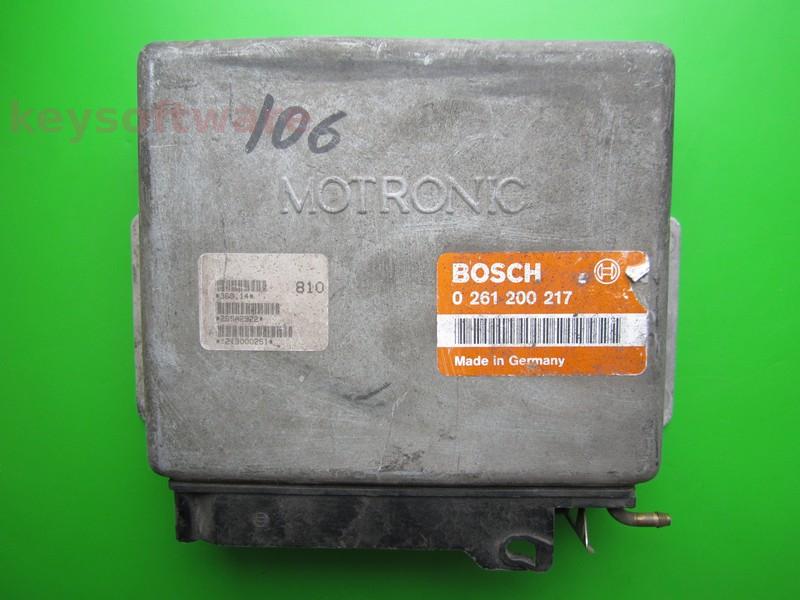 ECU Peugeot 106 1.4 26SA2922 0261200217 MP3.1