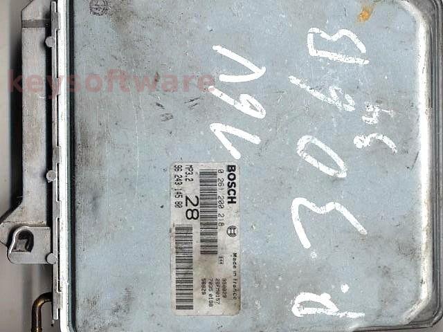 ECU Peugeot 306 2.0 9624314580 0261200218 MP3.2