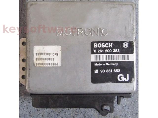ECU Peugeot 405 1.9 90351652 0261200383 M1.3 {