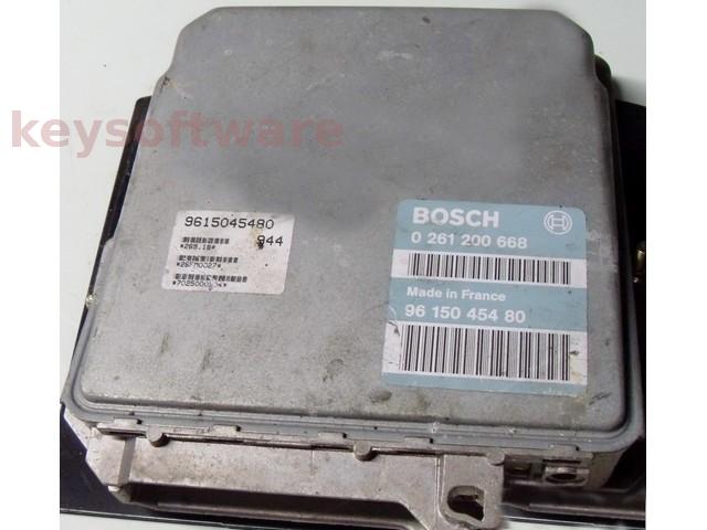ECU Peugeot 405 1.8 9615045480 0261200668 MP5.1 {