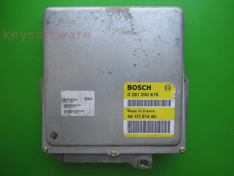 ECU Peugeot 306 1.6 9617161480 0261200676 MP5.1 NFZ