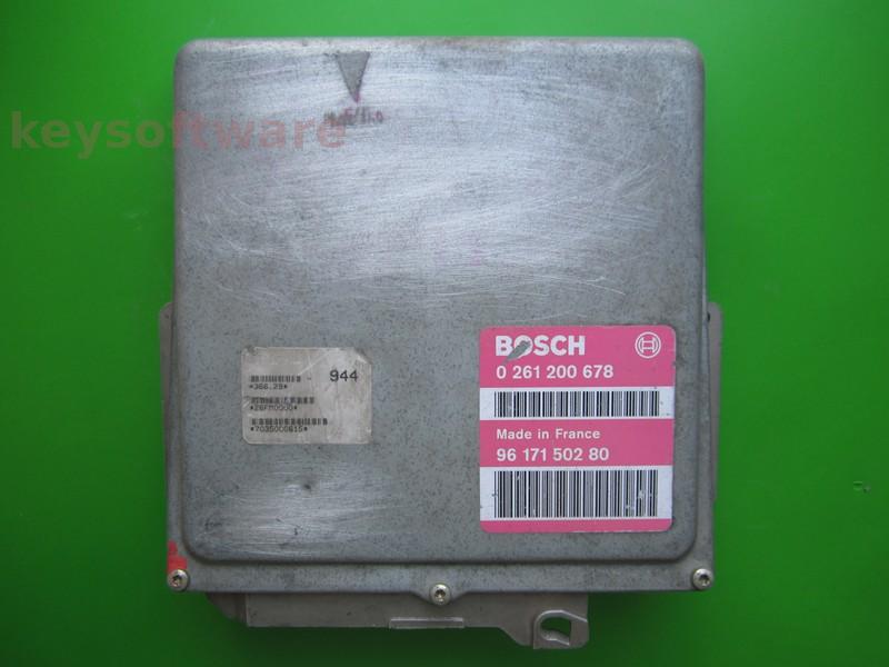 ECU Peugeot 306 1.6 9617150280 0261200678 MP5.1