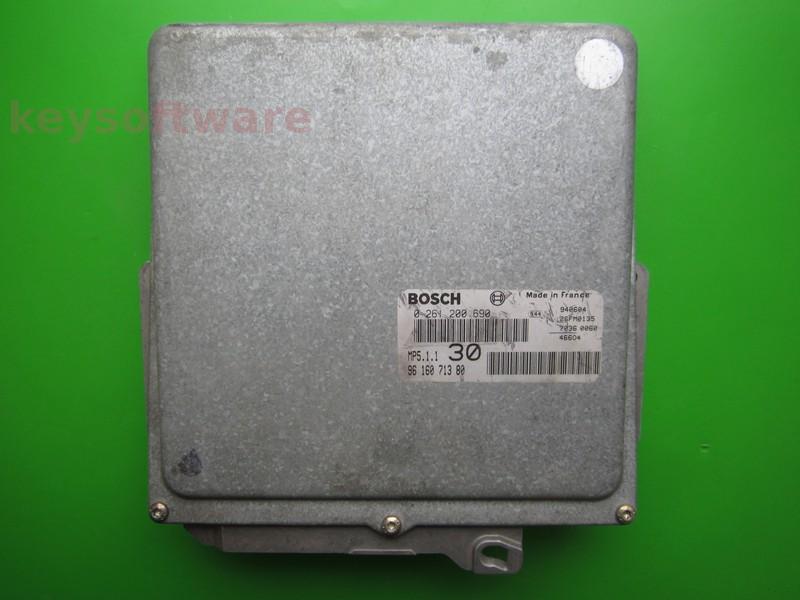 ECU Peugeot 605 2.0 9616071380 0261200690 MP5.1.1