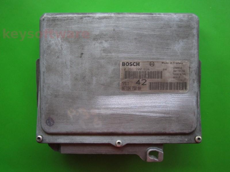 ECU Peugeot 306 1.6 9619473280 0261200694 MP5.1