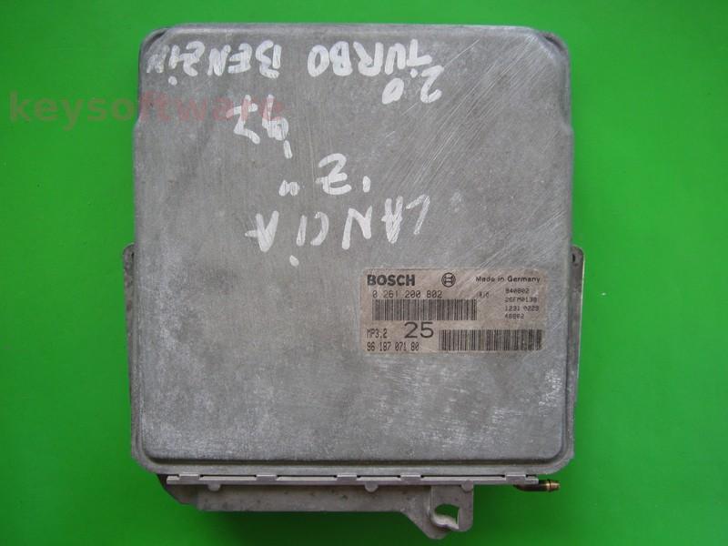 ECU Peugeot 806 2.0 9618707180 0261200802 MP3.2