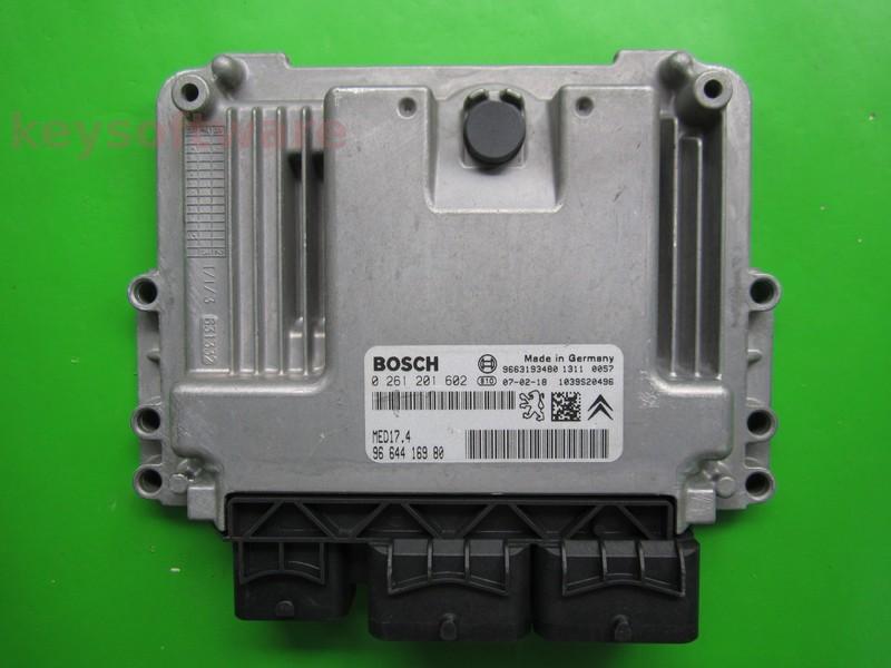 ECU Peugeot 207 1.6 9664416980 0261201602 MED17.4