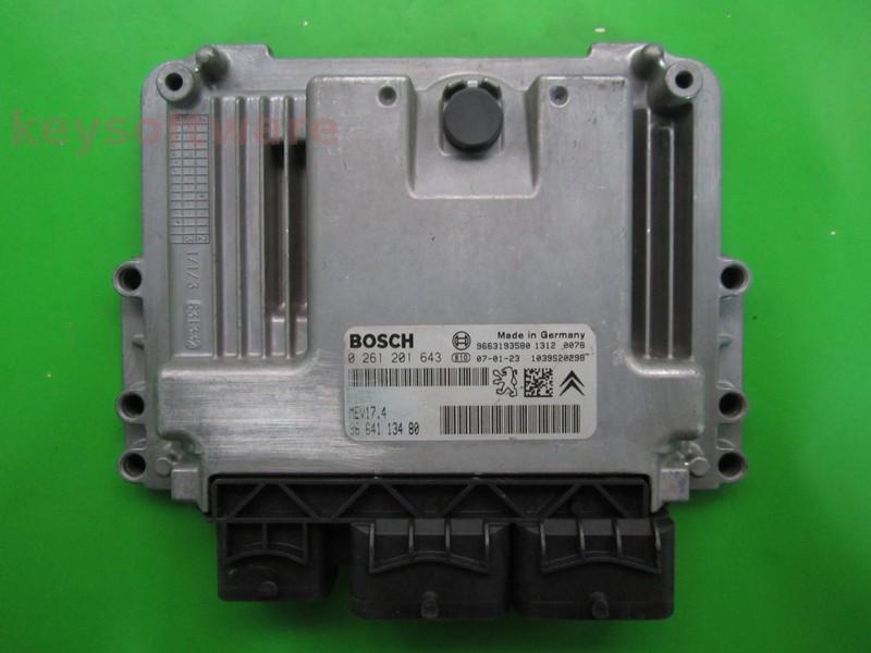 ECU Peugeot 207 1.6 9664113480 0261201643 MEV17.4
