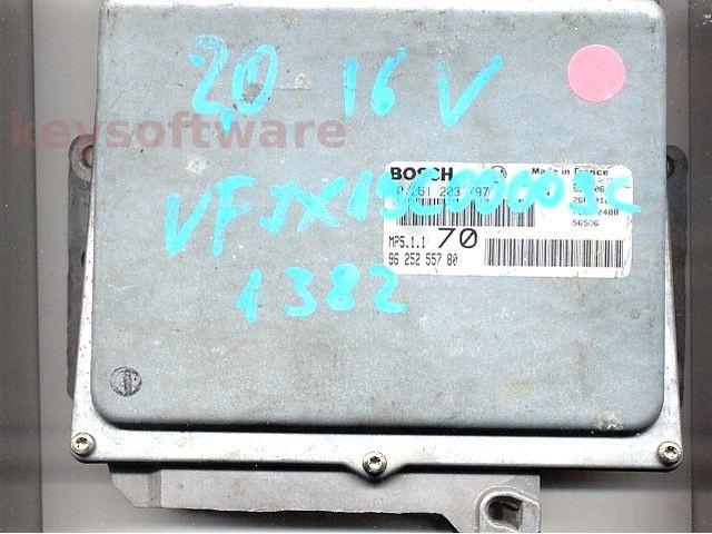 ECU Peugeot 406 2.0 9625255780 0261203797 MP5.1.1