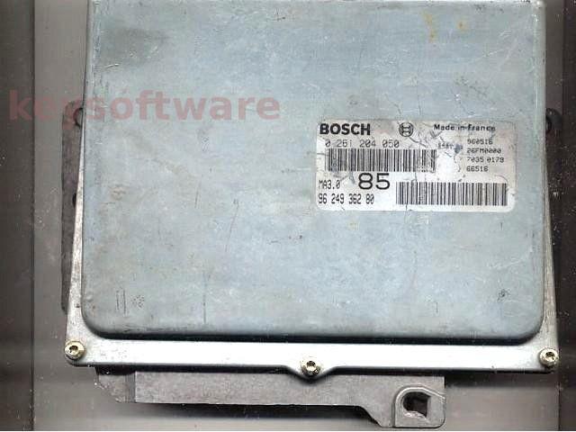 ECU Peugeot 106 1.0 9624936280 0261204050 MA3.0