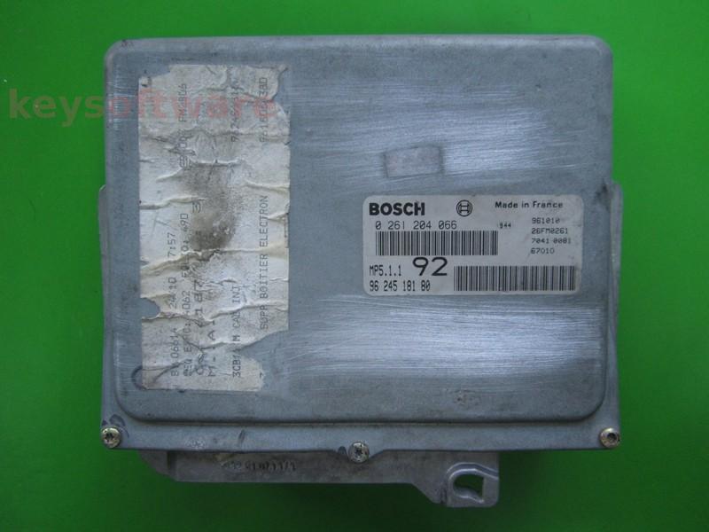 ECU Peugeot 406 2.0 9624518180 0261204066 MP5.1.1