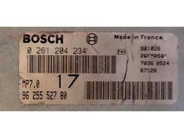 ECU Peugeot 406 3.0 9625552780 0261204234 MP7.0 {