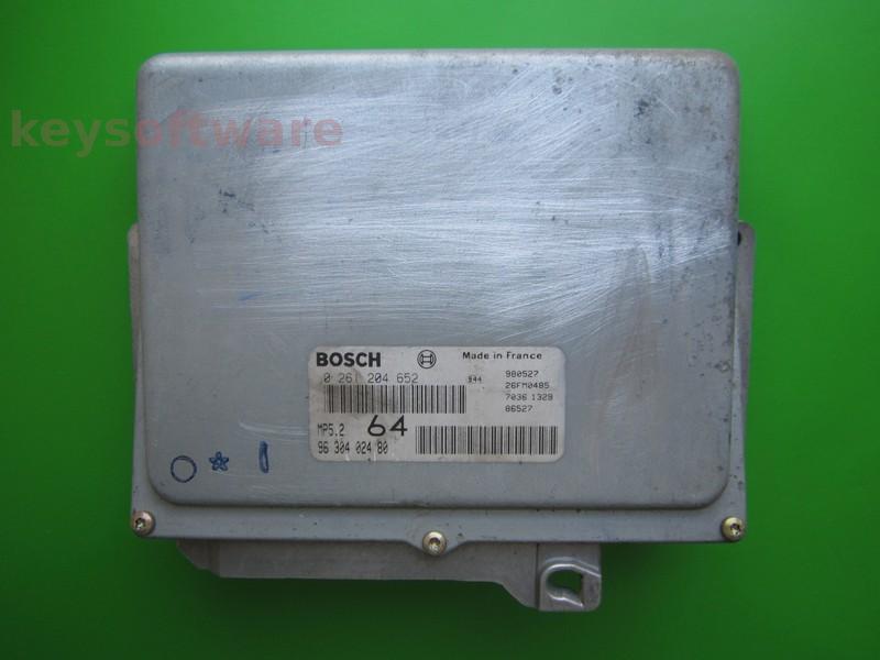 ECU Peugeot 306 2.0 9630402480 0261204652 MP5.2