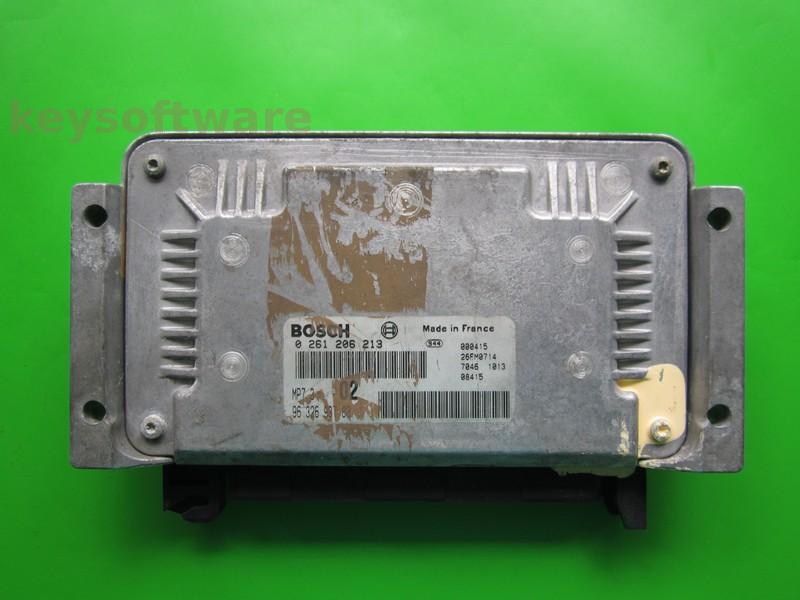 ECU Peugeot 206 1.4 9632693780 0261206213 MP7.3
