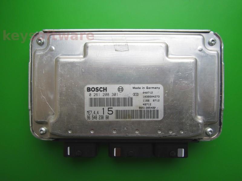 ECU Peugeot 307 1.6 9654823880 0261208301 ME7.4.4
