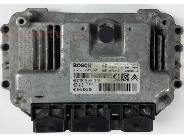 ECU Peugeot 206 1.6 9662560580 0261208901 ME7.4.5 {+