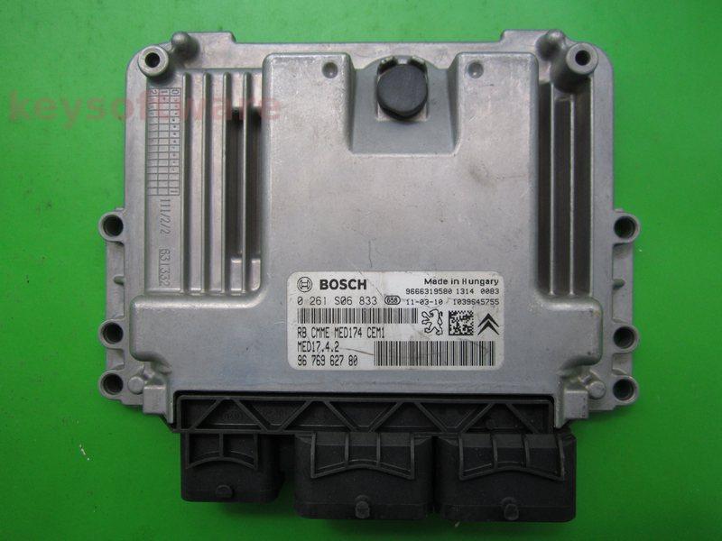 ECU Peugeot 508 1.6 9676962780 0261S06833 MED17.4.2