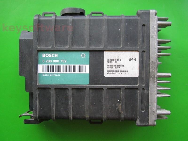 ECU Peugeot 106 1.4 26SA1839 0280000752