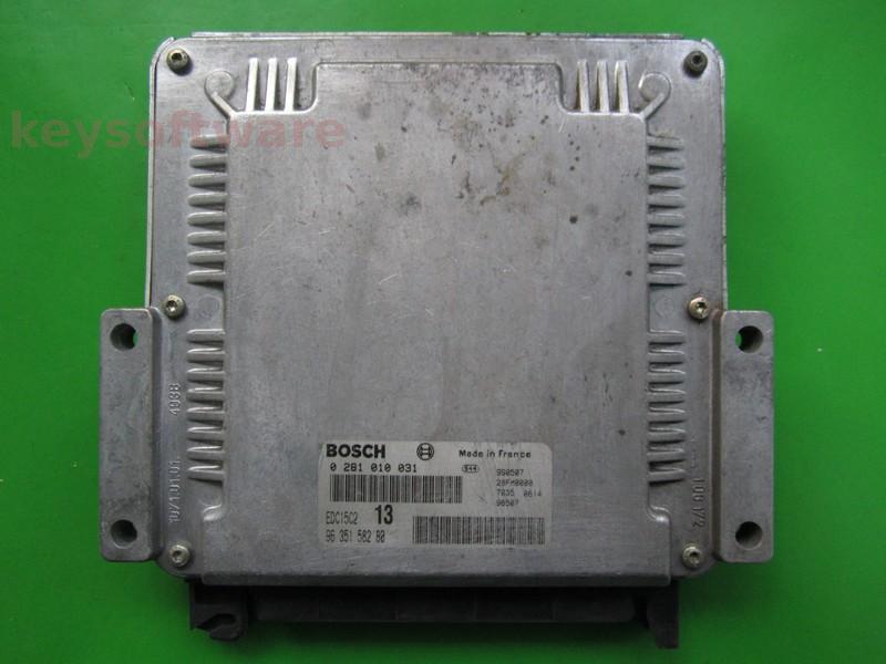 ECU Peugeot 306 2.0HDI 9635158280 0281010031 EDC15C2