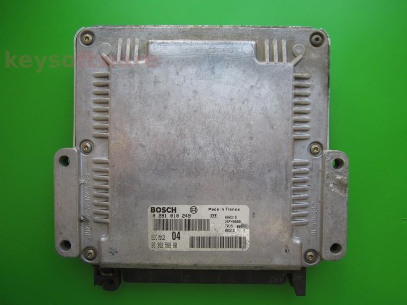 ECU Peugeot 306 2.0HDI 9636256980 0281010249 EDC15C2 RHY