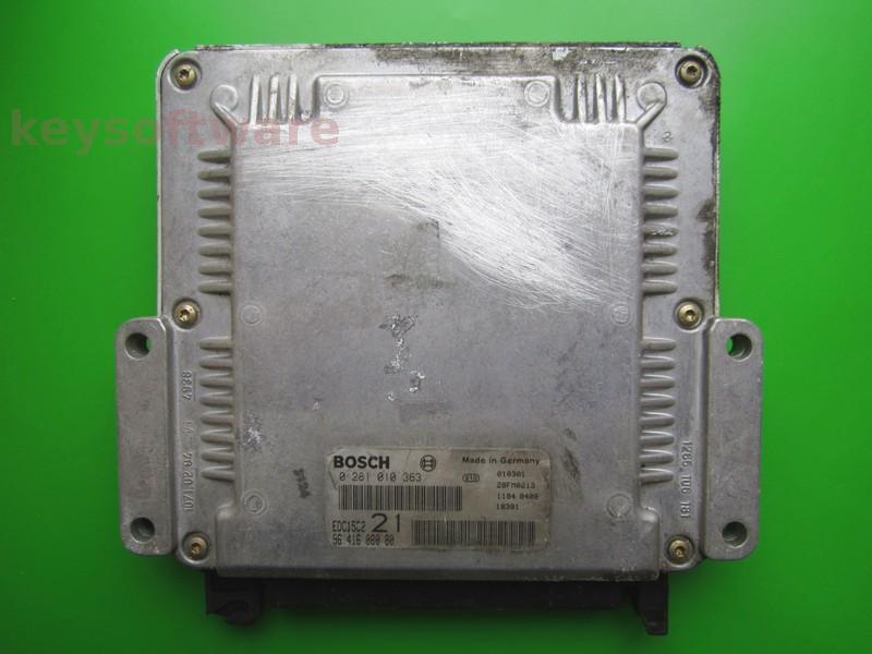 ECU Peugeot 406 2.0HDI 9641608080 0281010363 EDC15C2 RHZ {