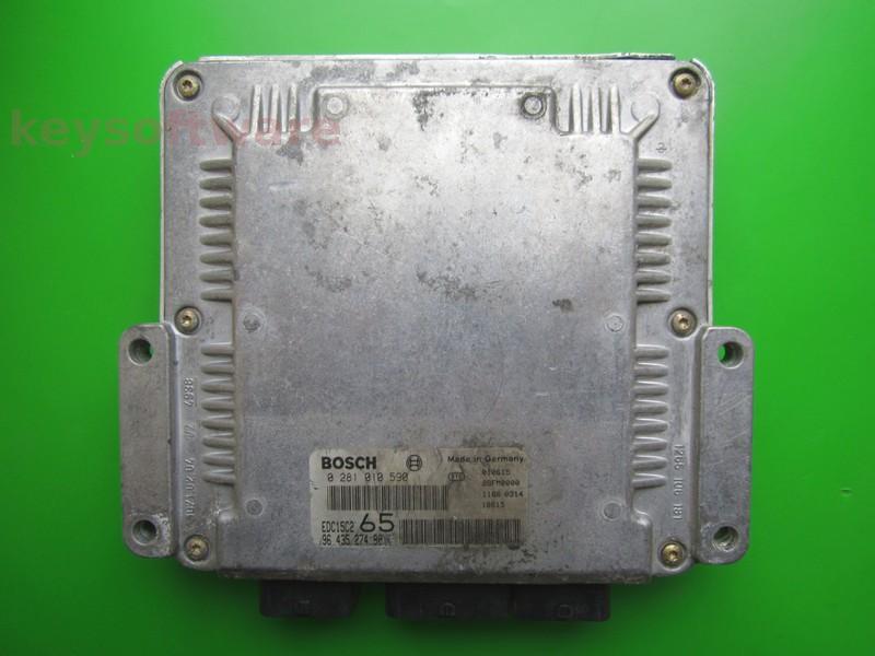 ECU Peugeot 406 2.0HDI 9643527480 0281010590 EDC15C2 RHZ }