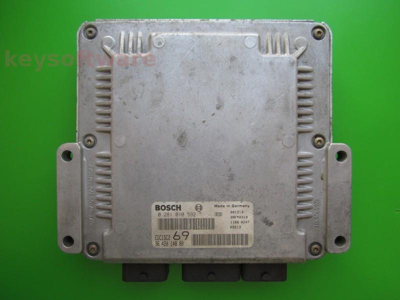 ECU Peugeot 306 2.0HDI 9642014880 0281010592 EDC15C2 RHY {+