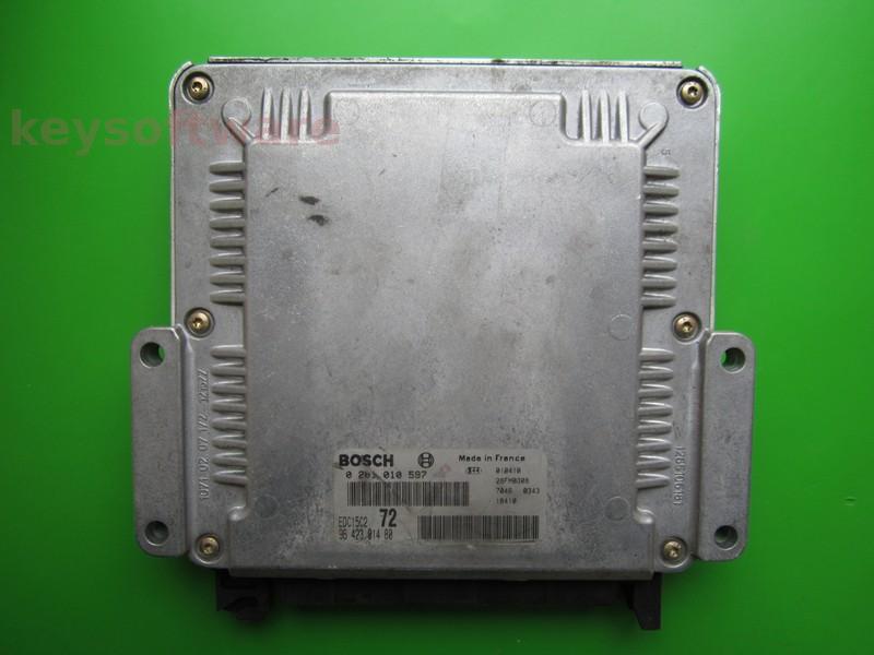 ECU Peugeot 406 2.2HDI 9642301480 0281010597 EDC15C2