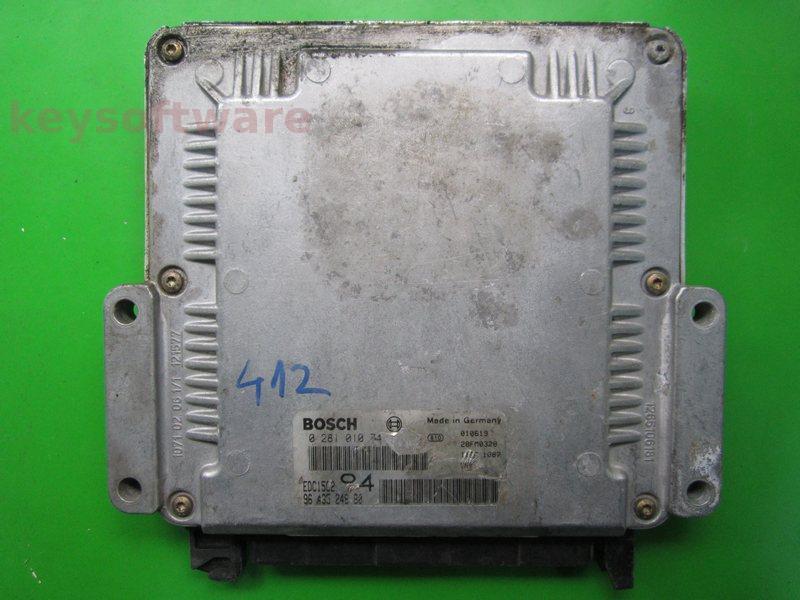 ECU Peugeot 307 2.0HDI 9643524880 0281010747 EDC15C2 RHY {+