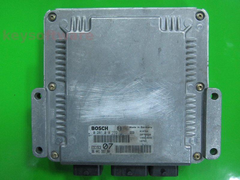 ECU Peugeot 406 2.2HDI 9644199780 0281010772 EDC15C2 +