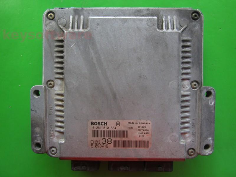 ECU Peugeot Expert 2.0HDI 9645534780 0281010884 EDC15C2 {+