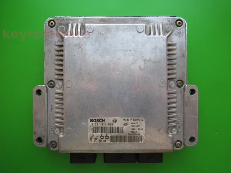 ECU Peugeot 206 2.0HDI 9648394480 0281011083 EDC15C2
